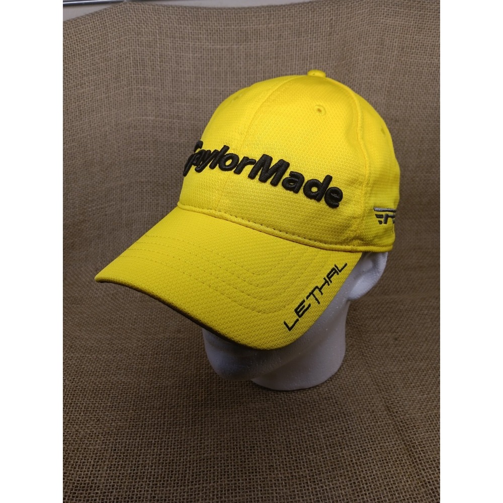 Taylormade Yellow Lethal RBZ Golf Adjustable‎ Hat Embroidered One Size Fits All